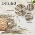 thumbnail image 2 of Brown Beige Vintage Pillow Covers, Linen Long Throw Pillow Case, Retro Abstract Art Holiday Pillow Protector Decorative Cushion Cover for Living Room/Bedroom 24" x 36", 2 of 8