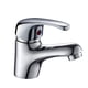 thumbnail image 2 of Grifo de baño Lavabo Fregadero Grifo de una sola palanca Lavabo Mezclador de agua fría caliente Zinc, 2 of 8