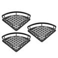 thumbnail image 3 of Shower Corner Shelf, Hollow Base Triangular Shower Shelf Punch Free Portable Rustproof For Bathroom ANGGREK Otros, 3 of 8