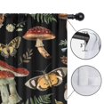 thumbnail image 4 of Blackout Kids Curtains,Red Mushroom Butterfly Black Pattern Childrens Insulated Curtains Set Of 2,Bedroom Essentials,Toddler Room Decor 42"x54", 4 of 5