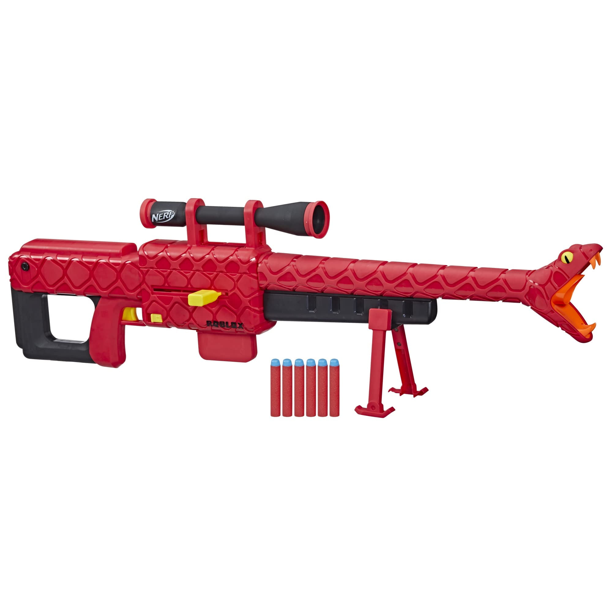 Nerf Roblox Zombie Attack Viper Strike Sniper Blaster with 6 Nerf - Walmart.com