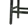 thumbnail image 6 of Christopher Knight Home Rustic 27.36" Counter Height Bar Stools, Solid Wood Frame, Black, Set of 2, 6 of 10