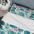 thumbnail image 4 of Designart 'Blossom Flowers' Tropical Duvet Cover Set, 4 of 4