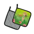 thumbnail image 2 of Caroline's Treasures Summer Time Lady in Swimsuit Pair of Pot Holders, 2 of 3