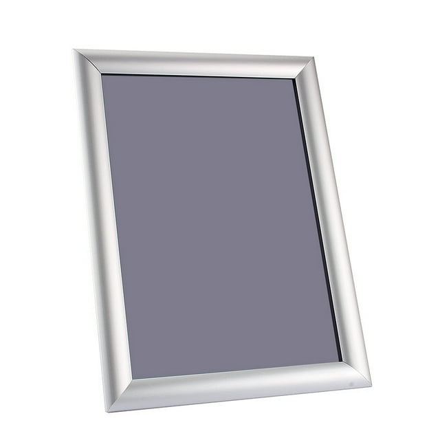 Marco De Schnap Marco De Póster De Aluminio A4 Con Cubierta De PVC Anti-brillo, Montaje En La Pared Por Dentro Y Por Fuera