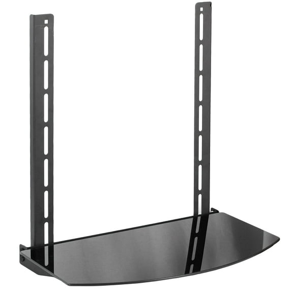 VIVO Under or Above VESA TV Wall Mount Shelving Bracket AV Component Glass Shelf