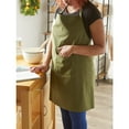 thumbnail image 4 of DII Everyday Basic Kitchen Collection, Plus Size Apron, Sage, 4 of 6