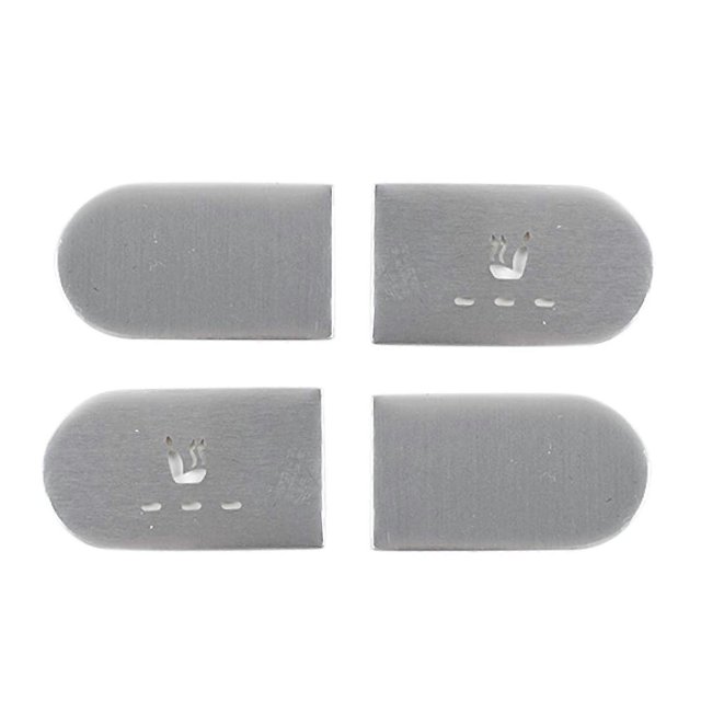Embellecedor para botón de calefacción de asiento de coche para clase CE, color plateado