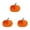 Orange-3pcs, variant on Mini Pumpkins Artificial Fall Pumpkin, Creamy Farmhouse Decor for Table Centerpiece Mantel Shelf, Indoor Halloween Decorations for Thanksgiving Home Displays(1 PC)