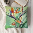 thumbnail image 3 of YINGXI  Decorative Throw Pillow Case, Fine Art Style Painting Colorful Tropical Flora Print, Couch Bedroom Living Room Cushion Cover, Multicolor 22x22in, 3 of 5