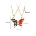 thumbnail image 3 of 2 PCS Best Friend Necklaces Magnetic Butterfly Matching Necklaces for Best Friends Long Distance Birthday Christmas Gifts, 3 of 5