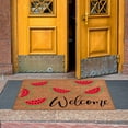thumbnail image 4 of Welcome Mat Funny Summer Theme Doormat Welcome Watermelon Rugs for Entryway 16x24IN Summer Door Mats Spring Decor Home Gifts for Housewarming Outdoor Indoor Non-Slip Doormat for Entryway, 4 of 6