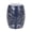 Blue, variant on Modern Cylindrical Iron Cut Side Table With Palm Leaf Design