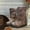 Dark, variant on jsaierl Womens Fashion Splicing Slope Heel Boots Bandage Round Toe High Heeled Boots Shoes