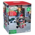 thumbnail image 1 of Gemmy Airblown Raccoon Stealing Gift, 4.5-ft, 1 of 2