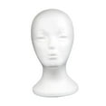 thumbnail image 5 of Foam Mannequin Head Hairpiece Stand Display Holder Sturdy Durable Lightweight Headphones Rack Foam Mannequin Stand for Home Salon Style G, 5 of 7