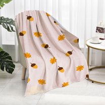 YIMWNYI Halloween Pumpkin Blanket, Flannel Sofa Blanket, Cozy Throw for Fall Decor, Perfect for Snuggling and Outdoor Use, Unique Halloween Gift