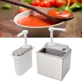 thumbnail image 4 of Juego de Dispensador de Aceite y Vinagre ANGGREK Bomba Dispensadora de Salsa Plástico y Acero Inoxidable, 4 of 8