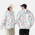 thumbnail image 6 of Fotbe Colorful Seashells1 Men's Women's UPF 50+ Sun Protection Jacket Hooded Cooling Shirt with Pockets Hiking Outdoor Performance-Medium, 6 of 9