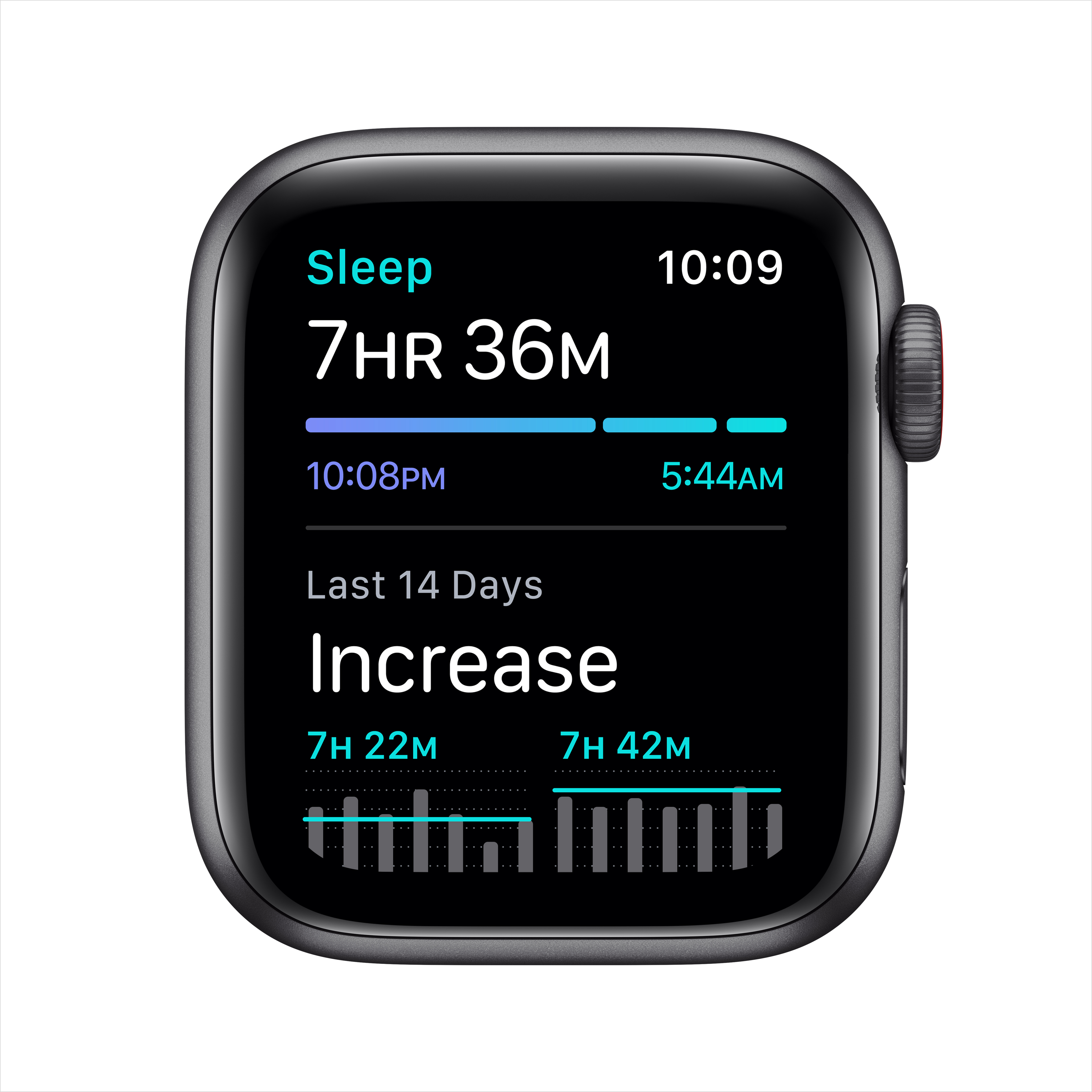 Apple Watch SE (1st Gen) GPS, 44mm Space Gray Aluminum Case with Black Sport Band - Regular - image 2 of 9