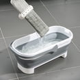thumbnail image 3 of Cubo de fregona Cubo de pesca rectangular, lavabo de plástico portátil, suministros de limpieza para el hogar, 3 of 4