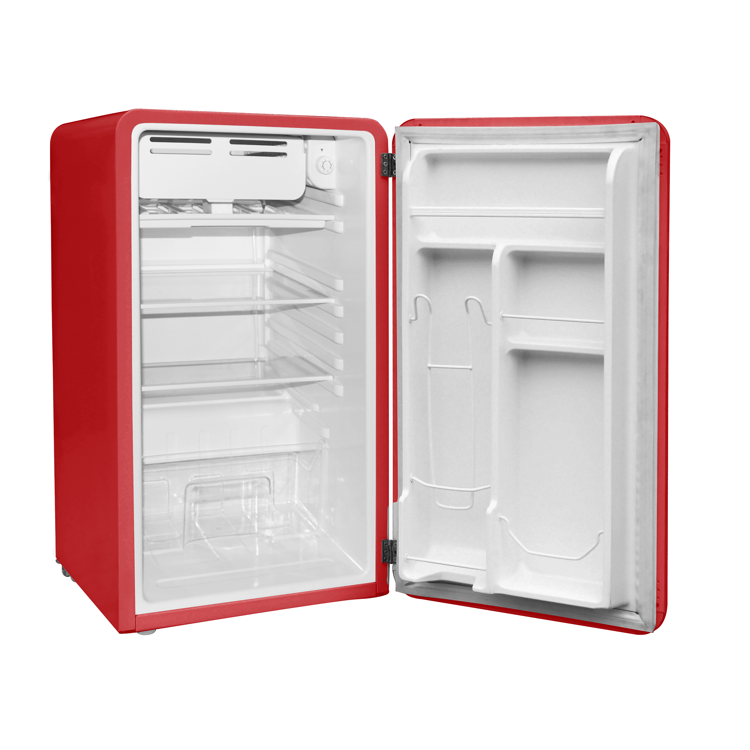 Frigidaire 3.2 Cu. ft. Retro Refrigerator, Mini Fridge with Freezer for Apartment, Dorm, Office, Bedroom, Red