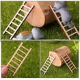 thumbnail image 3 of SHOWERORO Wooden Mini Ladders Beige 40Pcs 3.5X1.2X0.1In, 3 of 8