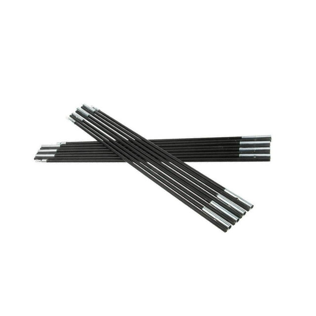 Mât de Tente Extérieur Kit de Bâche en Fibre de Verre pour Accessoires Kit de Fibre de Verre Bâche Réglable Randonnée Camping 2 Mâtx 8 Sections Chacun