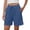 C, variant on Yubnlvae High Waist Tie Shorts - Women's Summer Casual Drawstring Shorts with Pockets, Comfortable Loose Fit Bermuda Length (A | L)