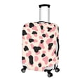 thumbnail image 2 of HELLHERO Beige Black Pink Spots Luggage Cover for Family, Polyester Protective Breathable Suitcase Cover All Size, 2 of 5