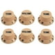 thumbnail image 1 of 2X Nueva Cream Dark Azul Font 1 Volumeand 2 Tone Guitar Control Knobs para Fender Strat, 1 of 5
