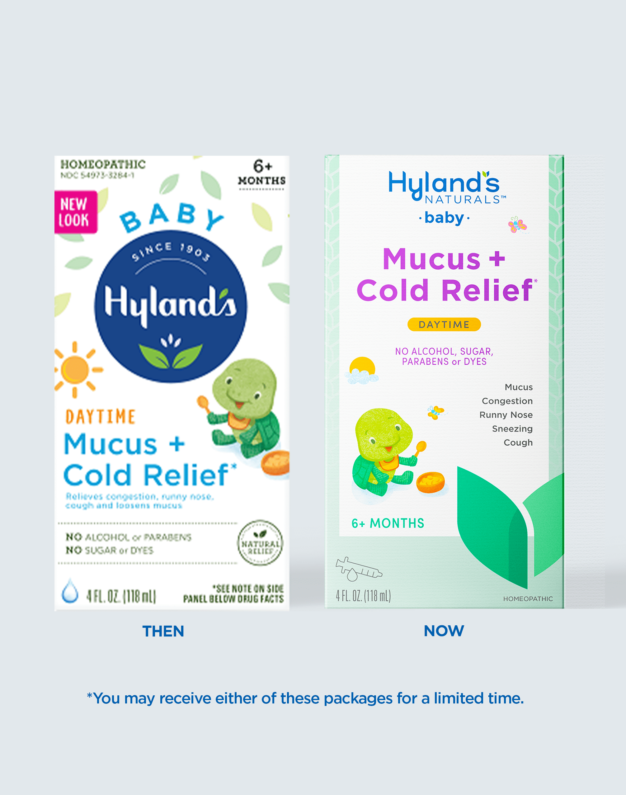 Hyland's Naturals Baby Mucus + Cold Relief, Natural Relief of Congestion, Runny Nose & Cough, 4 Fluid Ounces