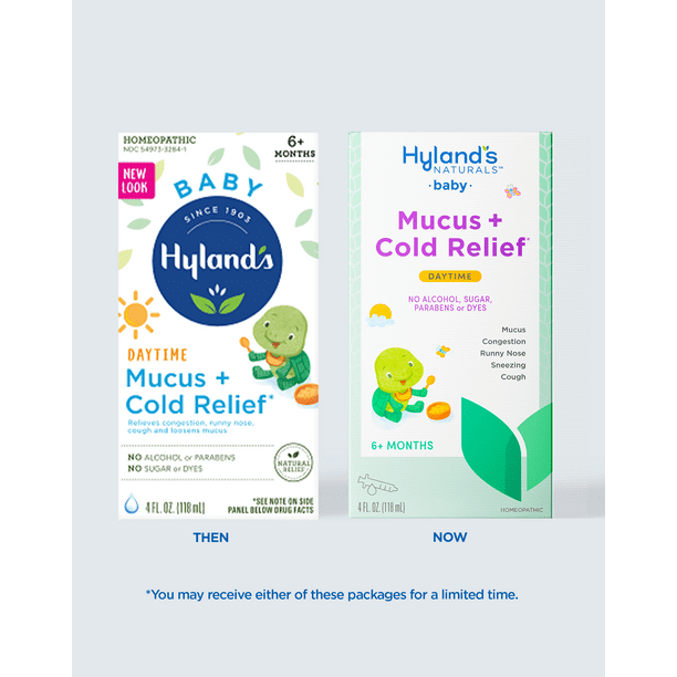 Hyland's Naturals Baby Mucus + Cold Relief, Natural Relief of