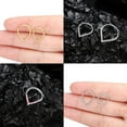 thumbnail image 4 of SIEYIO Titaniums Steel Pierced Nose Ring Elegant Teardrop Septum Rings Unisex Accessory, 4 of 14
