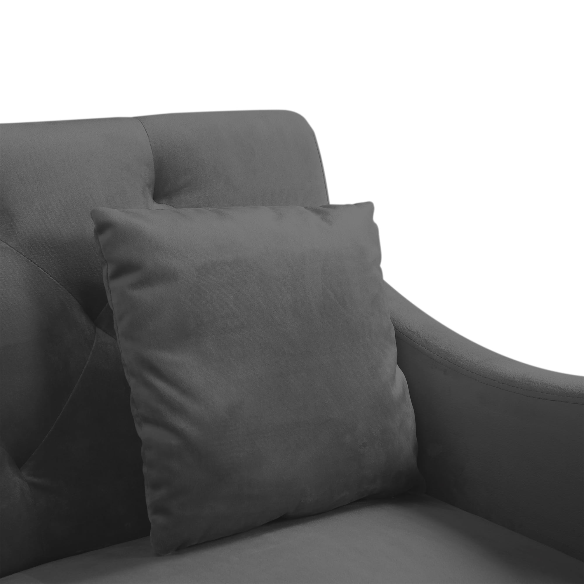 Kepooman Modern Velvet Convertible Sofa Bed for Living Room Bedroom, Button Tufted Curved Arms Futon Couch for Compact Living Space, Adjustable Lounge Sofa Bed Sleeper for Home Apartment, Gray Kepooman Modern Velvet Convertible Sofa Bed for Living Room Bedroom, Button Tufted Curved Arms Futon Couch for Compact Living Space, Adjustable Lounge Sofa Bed Sleeper for Home Apartment, Gray