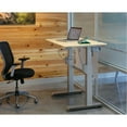 thumbnail image 3 of Ergotron WorkFit-DL 60, Sit-Stand Desk (Maple), 3 of 3