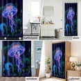 thumbnail image 6 of Jellyfish Fabric Shower Curtain Ocean Marine Life Washable Shower Curtains for Bathroom, Waterproof Bath Curtain with Hooks Home Decor 72x84in, 6 of 8