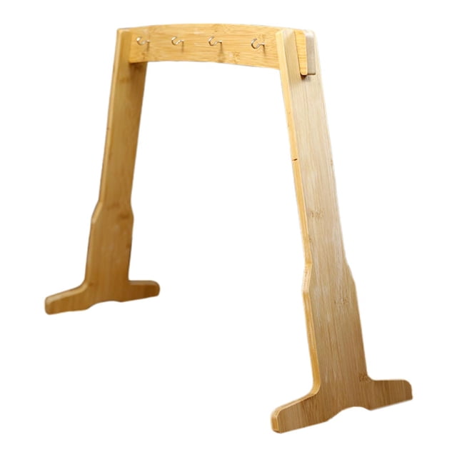 VONKY Carillon en Bois Support Professionnel pour Gong Méditation Thé Salle de Classe
