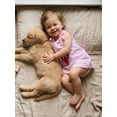 thumbnail image 3 of Toddler Baby Girls Back to School Dress Lobster Embroidery Sleeveless Round Neck A-Line Dress, 3 of 9