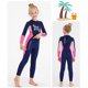 thumbnail image 2 of Naiovety DIVE SAIL Niños Traje de buceo Cuello 2.5 mm A prueba de sol Cálido Mantener 3 capas Impermeable Natación Playa Jugar Traje de Deportes acuáticos Rosa METRO Naiovety OD003303-12, 2 of 6