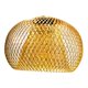 thumbnail image 3 of Lámpara suspendida de alambre metálico, cubierta de luz, accesorios de iluminación, protectores de lámpara estilo jaula para pasillos modernos. Dorado, 3 of 9