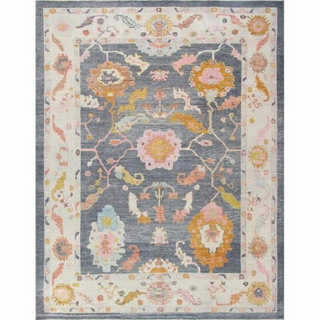 Pasargad Home Oushak Collection Hand-Knotted Wool Area Rug-11' 9" X 15' 0"