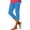 Z52 Blue, variant on Mifsaly Womens High Waisted Capri Leggings with Skirt Attached Athletic Yoga Skirts with Capris Tummy Control Stretchy Cropped Trousers Workout Activewear Leggings S