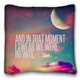 thumbnail image 1 of RYLABLUE Personalized In The Moment I Swear We Were Infinite Love Quotes Galaxy Space Nebula Series Pillow Case For Zippered Throw Pillowcase Size 18x18 inches Two Side Print, 1 of 1