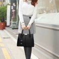 thumbnail image 2 of Stylago Women's Purses and Handbags Top Handle Satchel Shoulder Bags Leather Zipper Messenger Tote Bag for Ladies Work Daily Black, 2 of 7