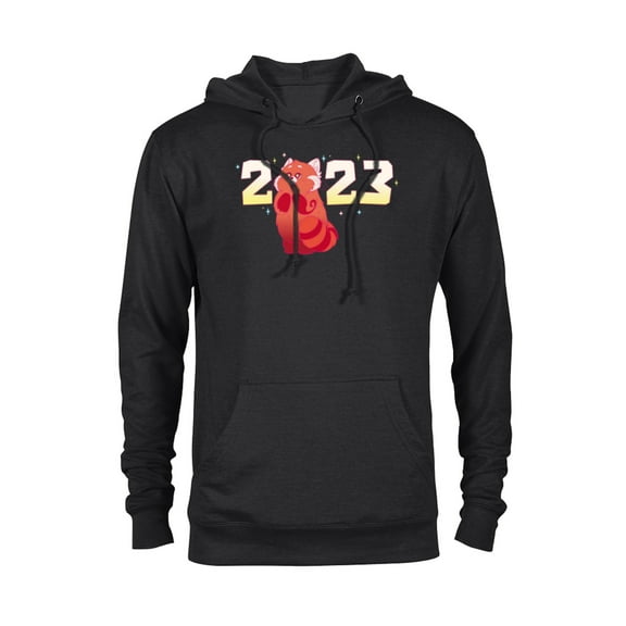 Disney and Pixar’s Turning Red Mei Lee 2023 New Year - Pullover Hoodie for Adults - Customized-Black