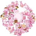 thumbnail image 2 of 35pcs-50pcs Western Stationery Stickers Cowboy Kids Stickers Pink Children Stickers for Laptops Suitcases Notebooks, 2 of 9