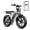 R002 S+15AH+White, variant on TST Electric Bike for Adults, 750W Peak 1500W Motor, 20"x4" Fat Tire, E Mountain Bike, 48V/15AH UL2849