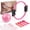 Pink, variant on Pilates Ring Set - 14" Anti-deformation Magic Circle With Padded Handles Mini Ball Resistance Bands Guide & Bag