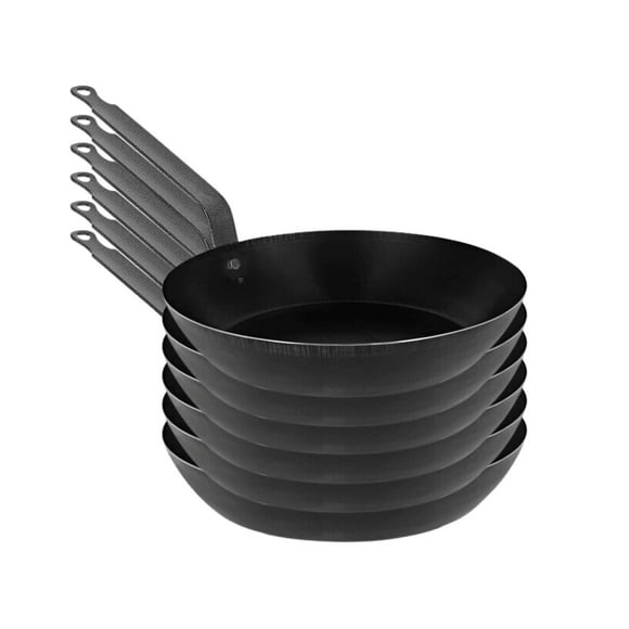 de Buyer La Lyonnaise 14 3/16" Versatile Carbon Steel Fry Pan(6/CASE)